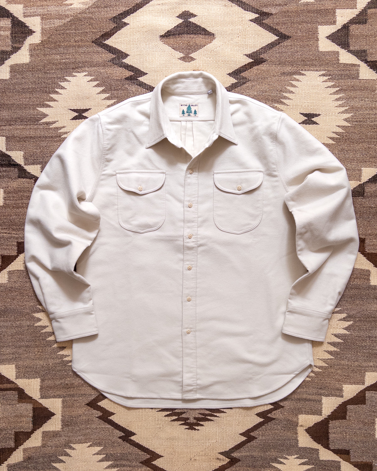 Moleskin Officer's Shirt - Alabaster