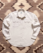 Moleskin Pearlsnap Shirt - Alabaster