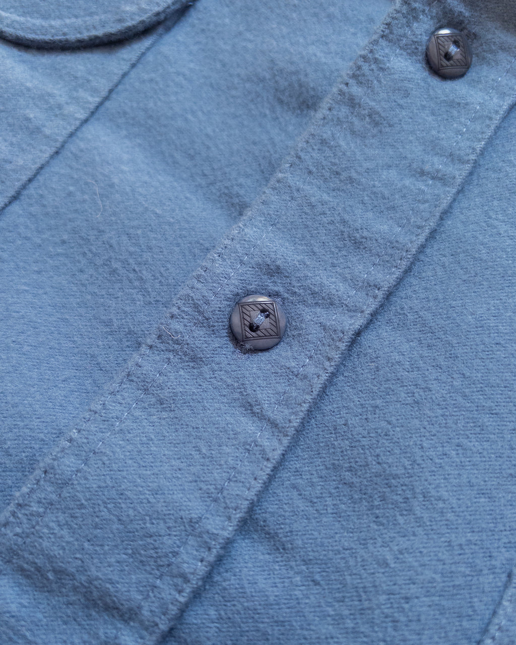 Moleskin Officer's Shirt - River Blue