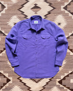 Moleskin Officer's Shirt - Purple