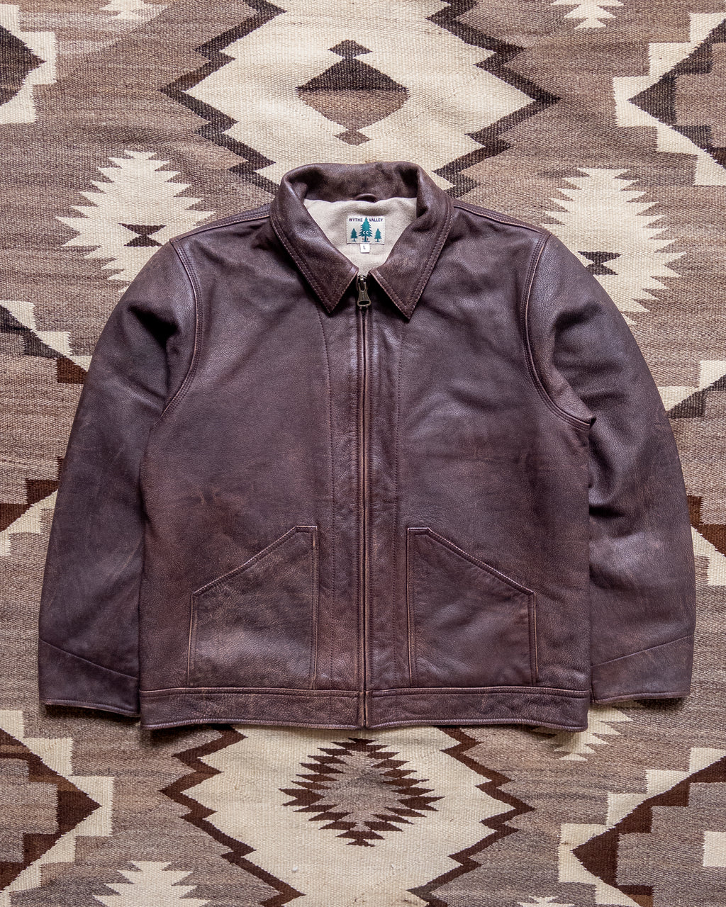 Leather Buckaroo Jacket - Brown