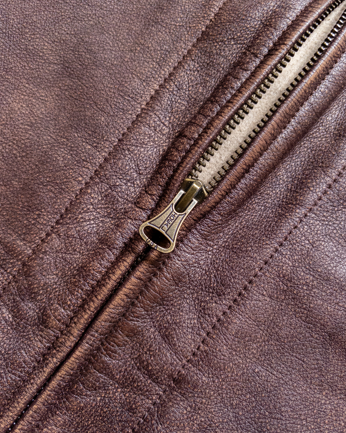 Leather Buckaroo Jacket - Brown