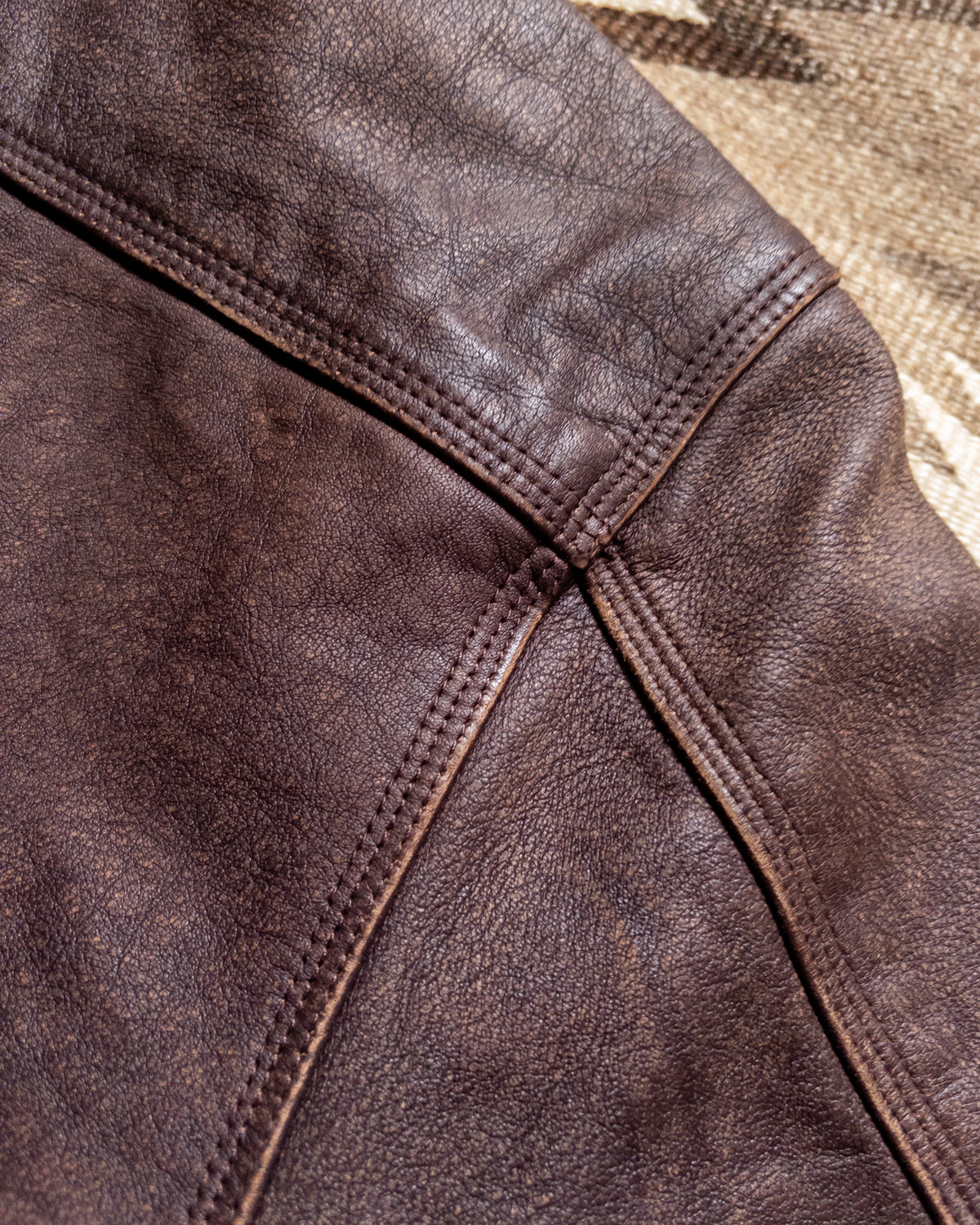 Leather Buckaroo Jacket - Brown