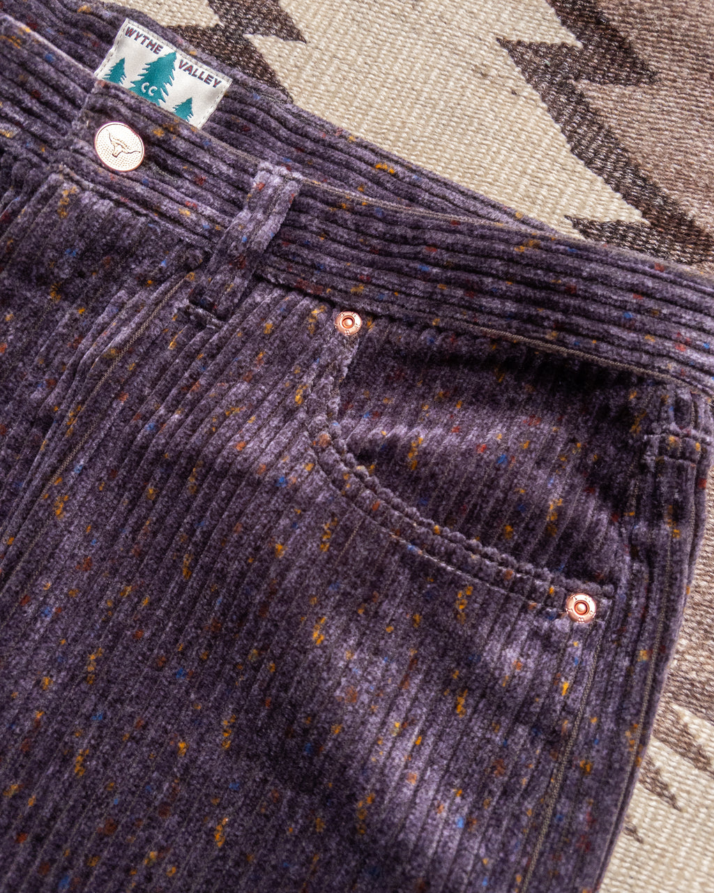Donegal Corduroy Five Pocket Pants - Amethyst