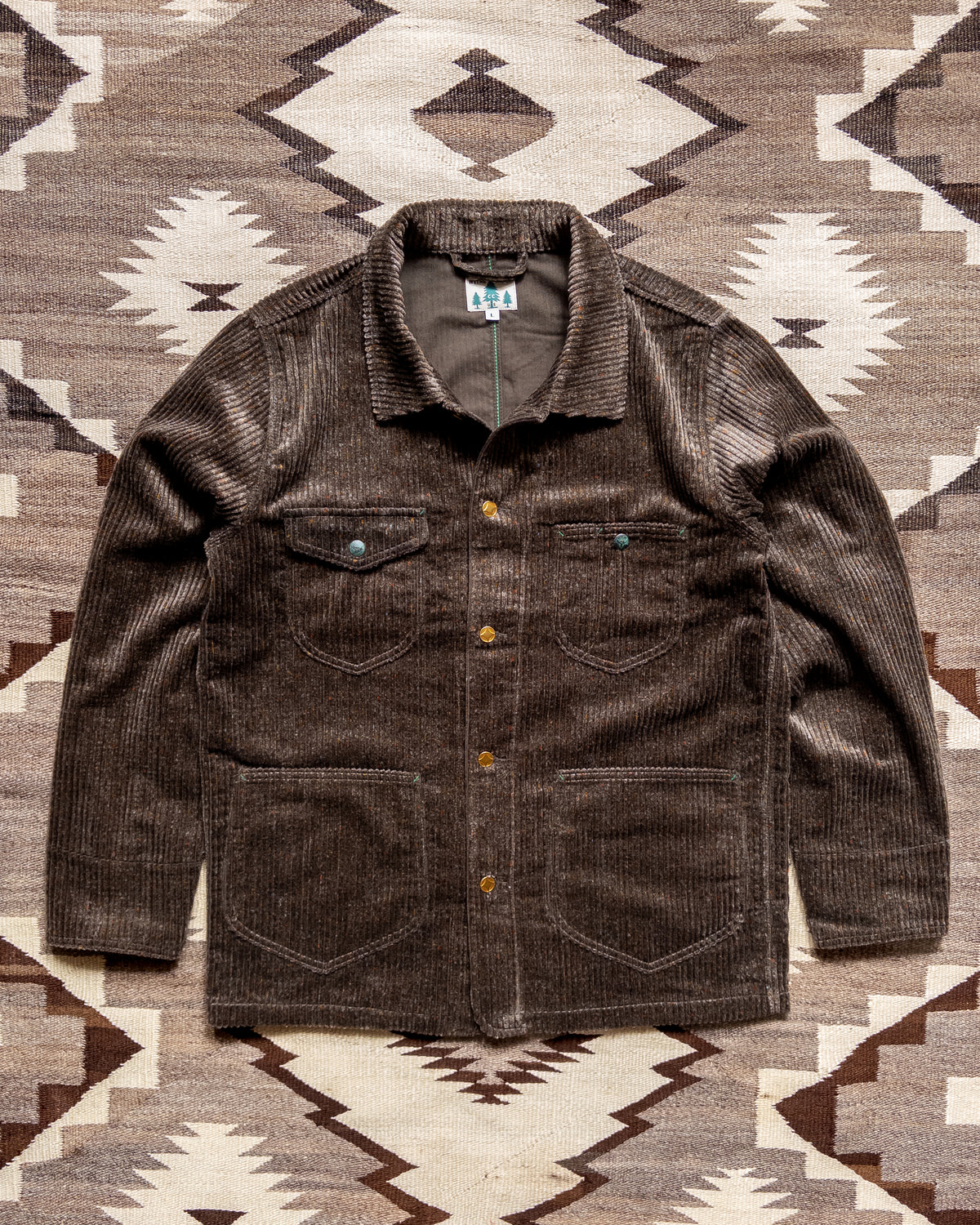 Donegal Corduroy Barn Jacket - Rustic Brown