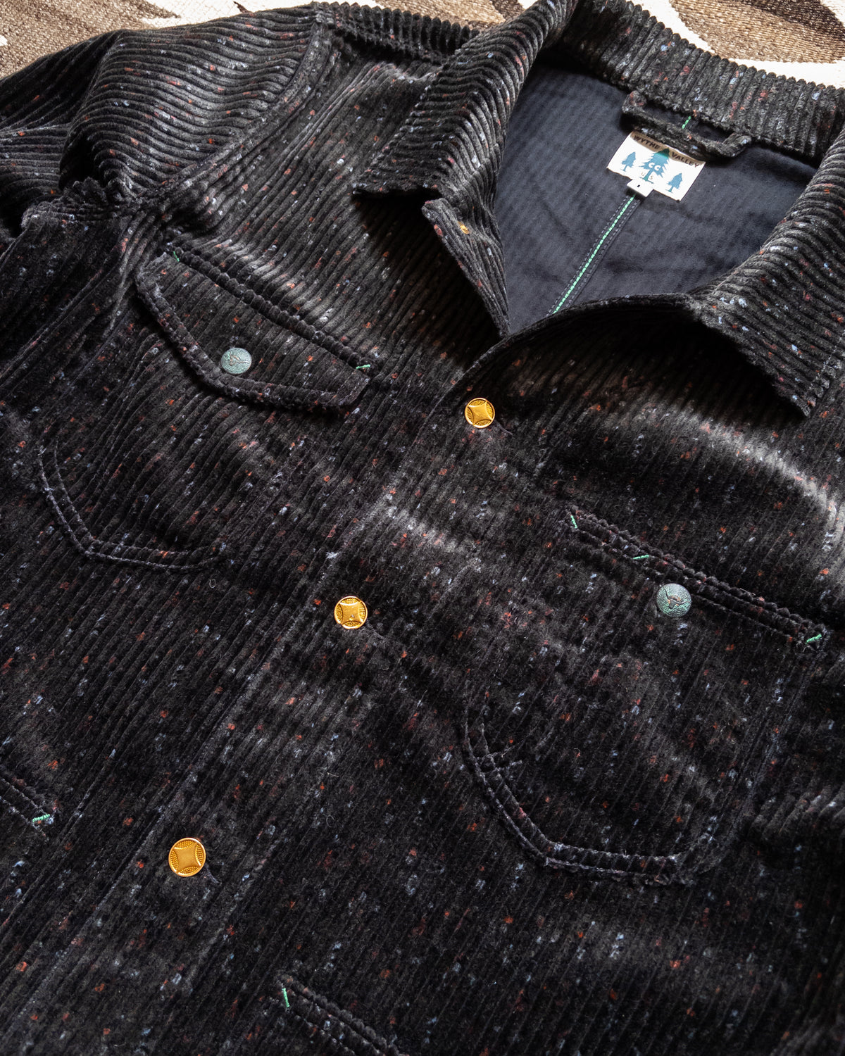 Donegal Corduroy Barn Jacket - Night Sky