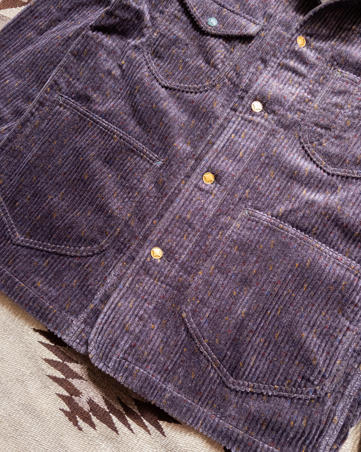 Donegal Corduroy Barn Jacket - Amethyst