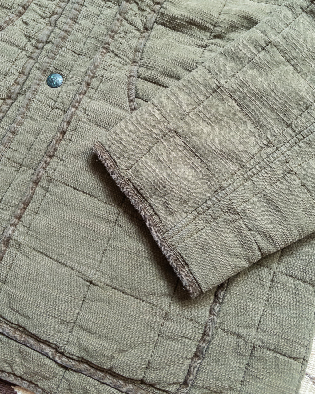 Quilted Hunting Jacket - Olive