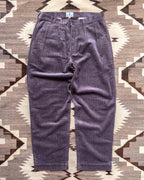 Donegal Corduroy Pleated Chino - Amethyst