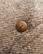 Polo Coat - Tan/Cream Alpaca Twill Tweed