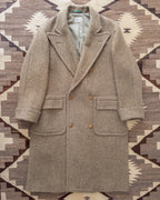 Polo Coat - Olive/Cream Alpaca Twill Tweed