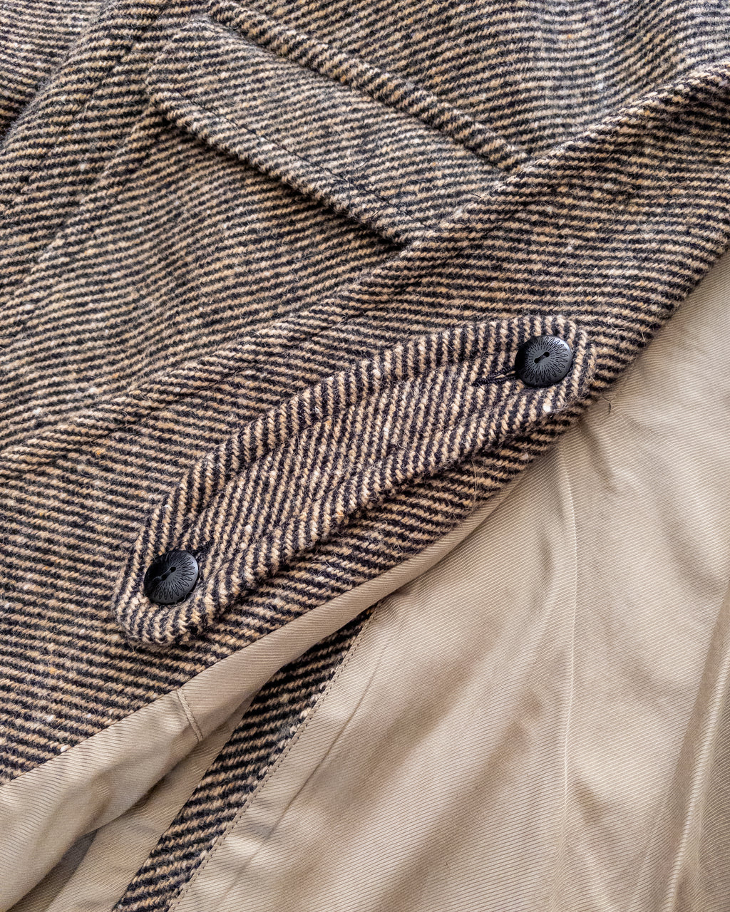 Raglan Overcoat - Irish Stout Twill Tweed