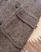 Polo Coat - Irish Stout Twill Tweed