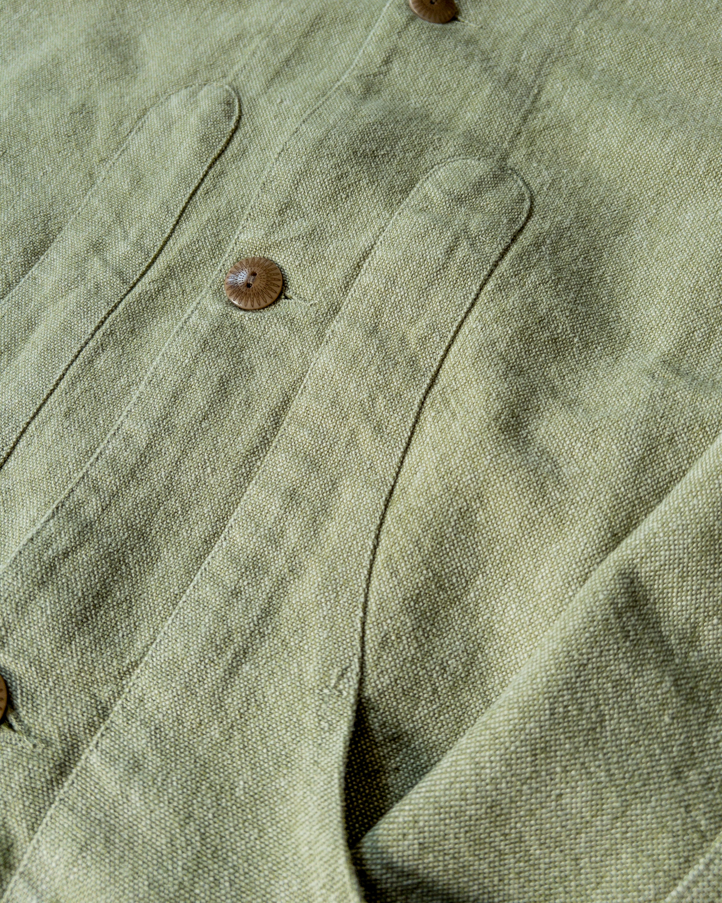 Rustic Plainweave Hunting Jacket - Olive