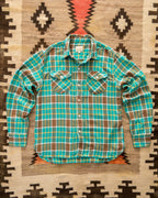 Washed Flannel Workshirt - Riverbend