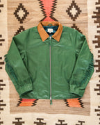 Mustang Fringe Leather Jacket - Green