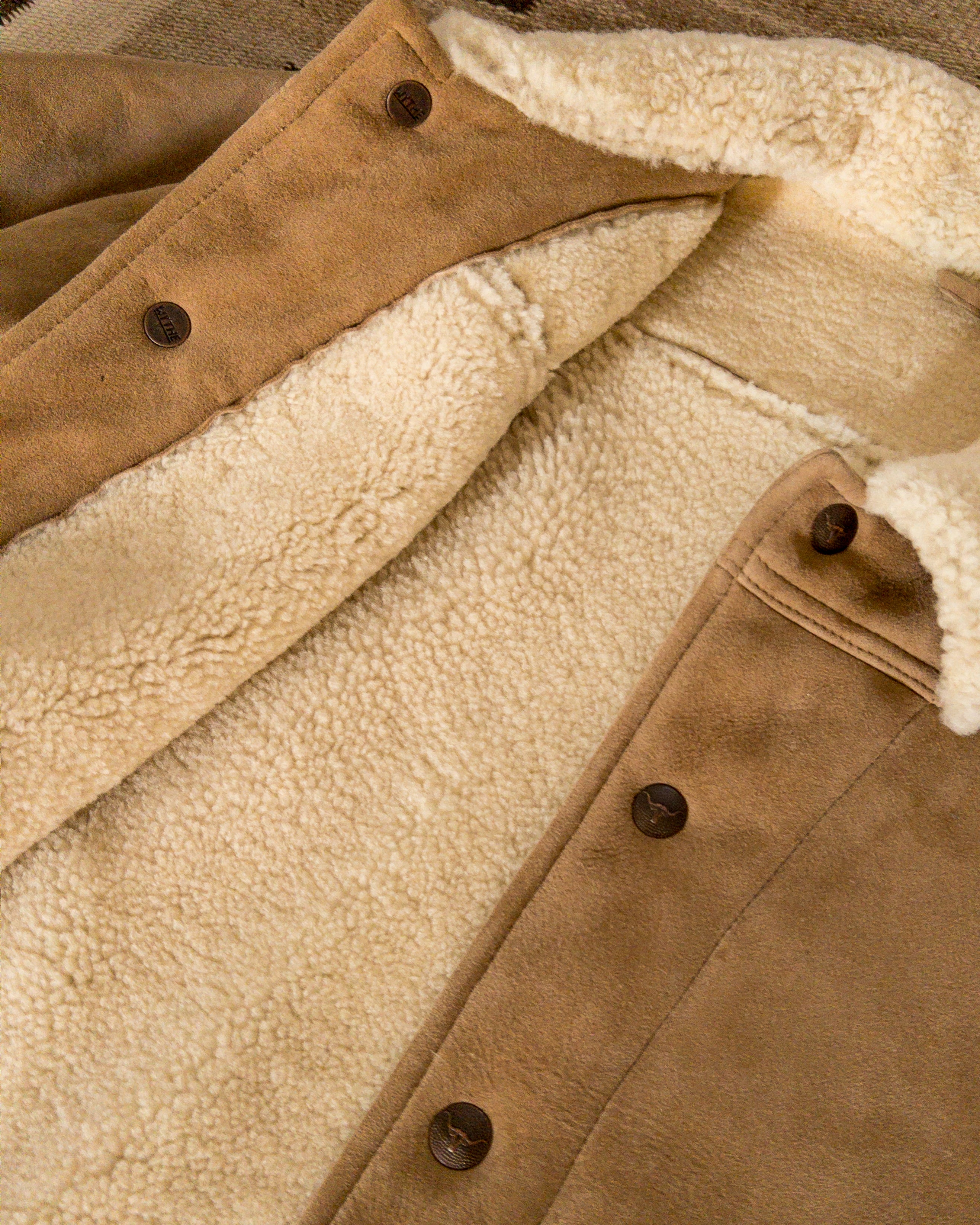 Suede Shearling Ranch Jacket - Oak
