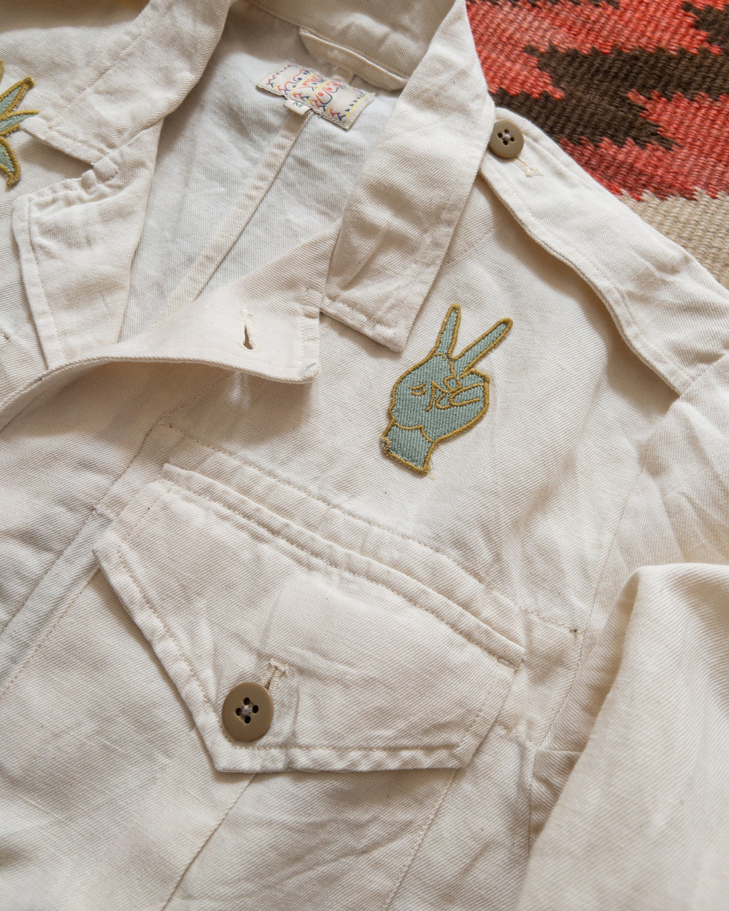 Cotton/Linen Twill Daytripper Jacket - Unbleached