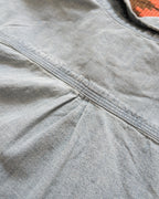 Chambray Workshirt - Distressed and Sunfaded Indigo