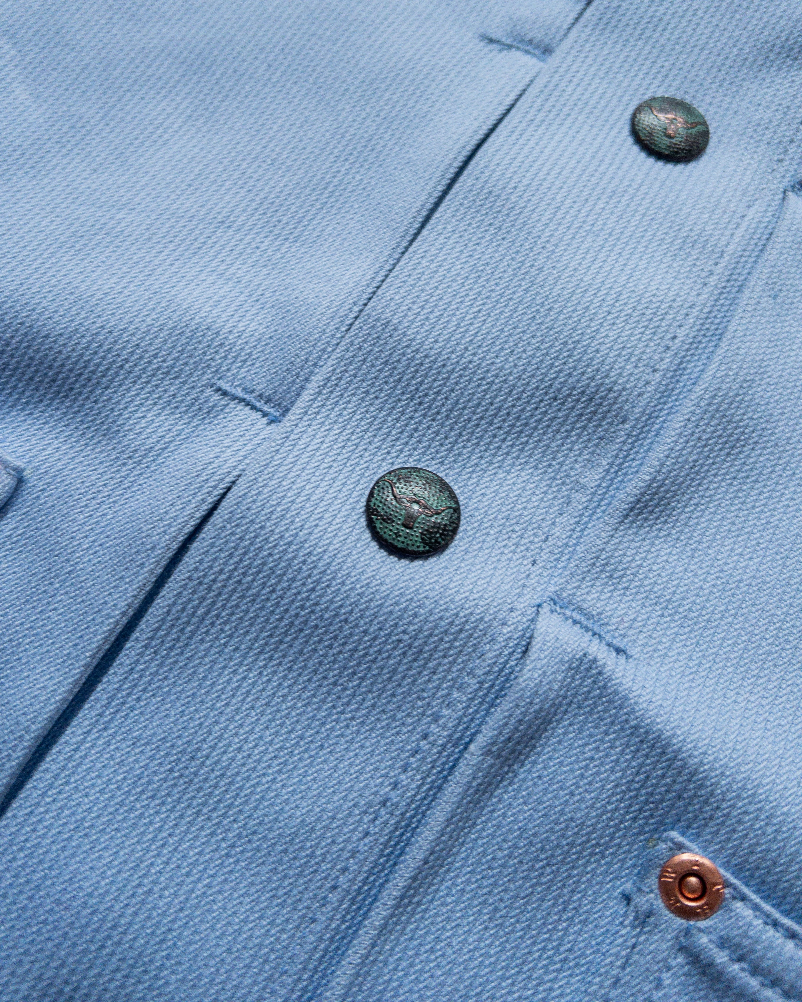Bedford Cord Ranch Jacket - Sky Blue - USA