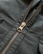 Aertex Half-Zip Shirt - Faded Black