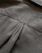 Tencel Gabardine Pearlsnap Shirt - Faded Black