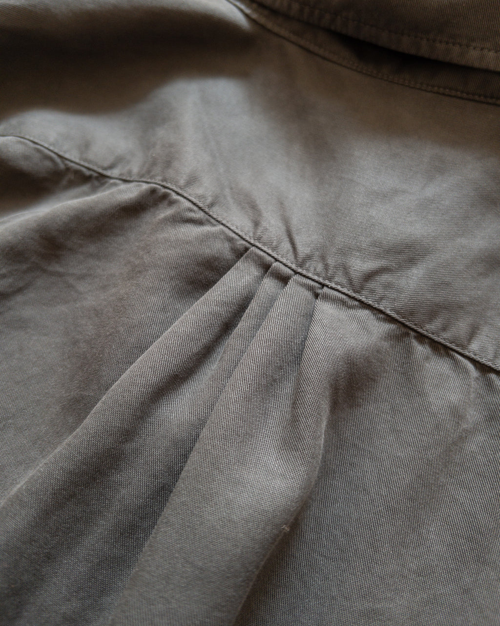 Tencel Gabardine Patio Shirt - Faded Black