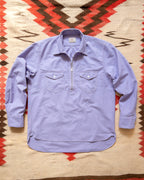 Aertex Half-Zip Shirt - Hazy Purple
