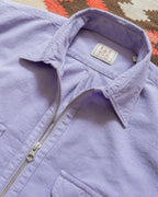 Aertex Half-Zip Shirt - Hazy Purple