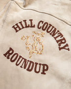 Embroidered Bedford Cord Ranch Jacket - Off White