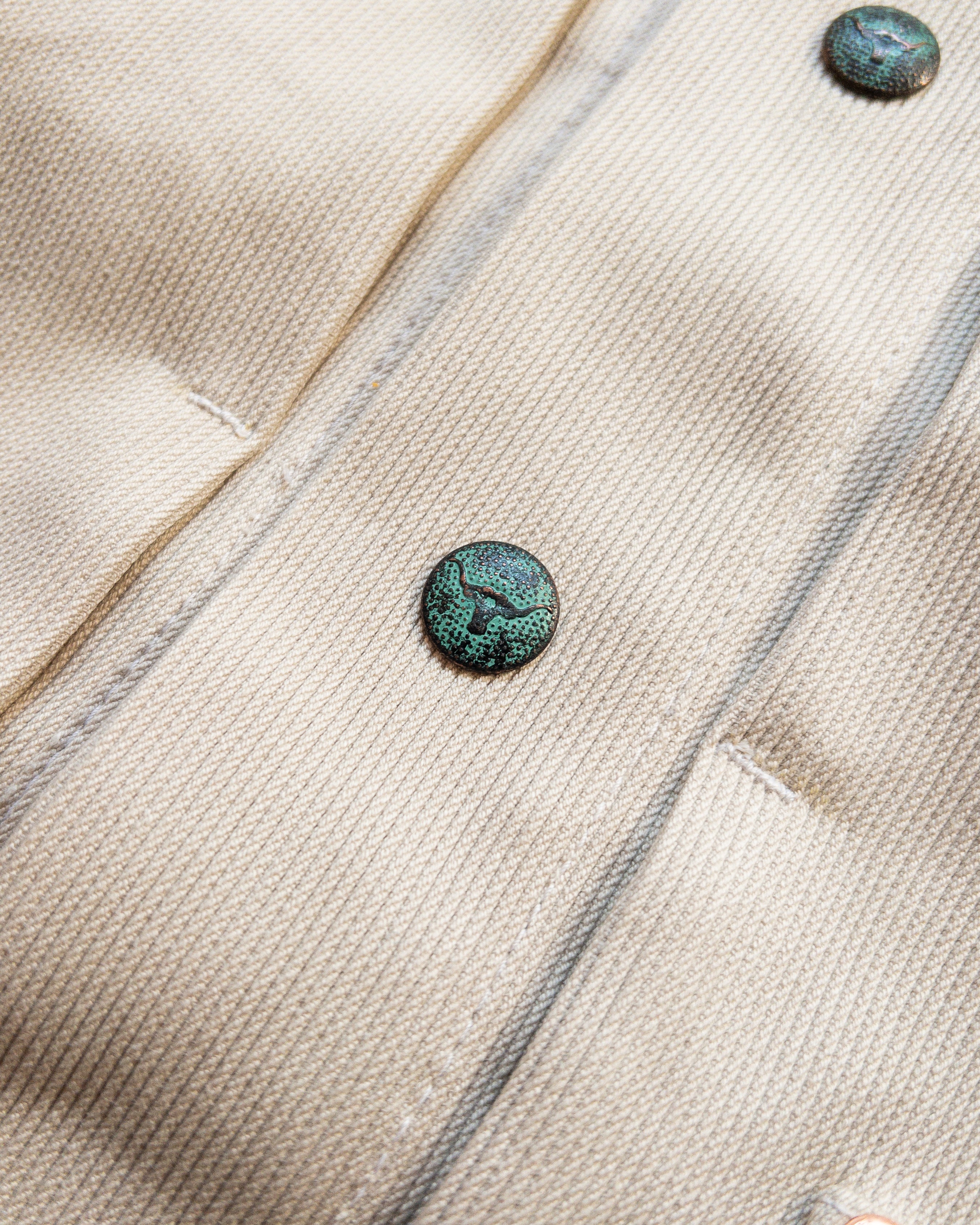 Embroidered Bedford Cord Ranch Jacket - Off White