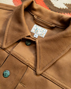 Embroidered Bedford Cord Ranch Jacket - Bay Brown