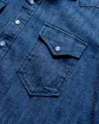 Denim Pearlsnap Shirt - Rinsed Indigo