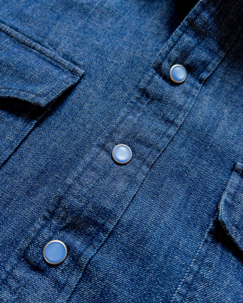 Denim Pearlsnap Shirt - Rinsed Indigo
