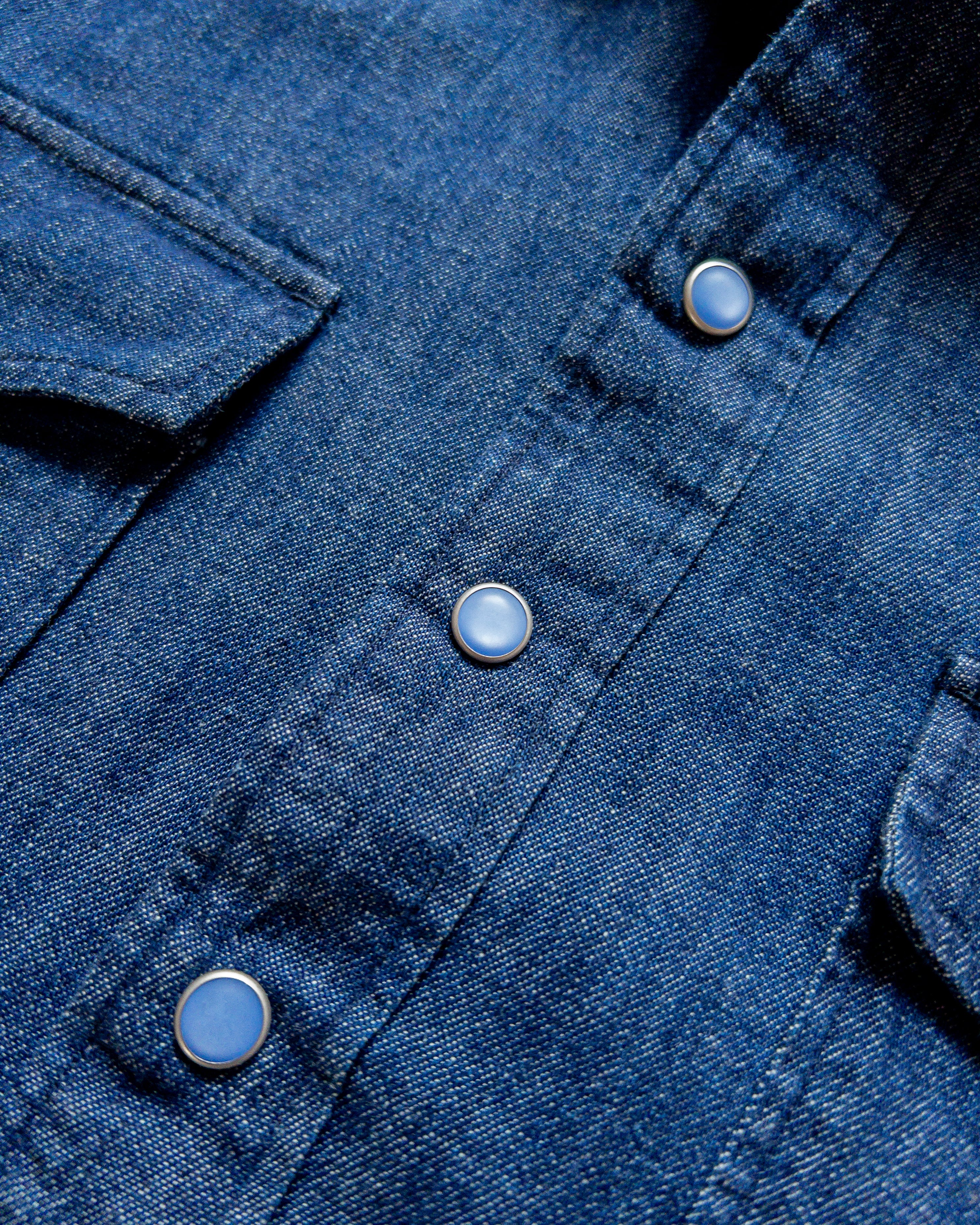 Denim Pearlsnap Shirt - Rinsed Indigo
