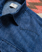 Denim Pearlsnap Shirt - Rinsed Indigo