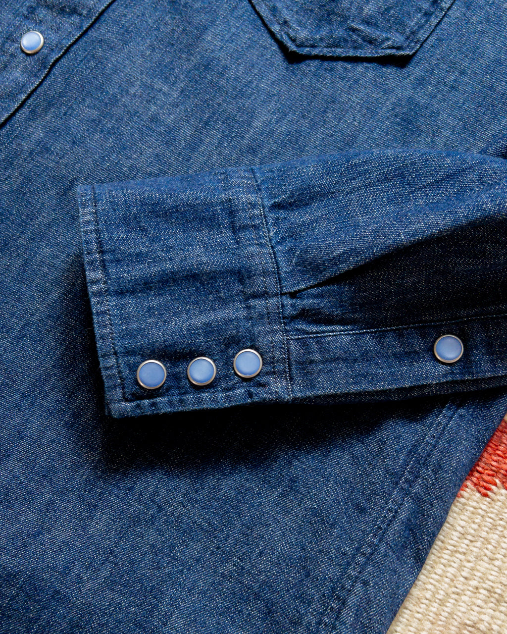 Denim Pearlsnap Shirt - Rinsed Indigo
