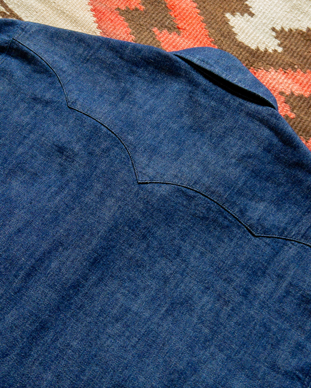 Denim Pearlsnap Shirt - Rinsed Indigo