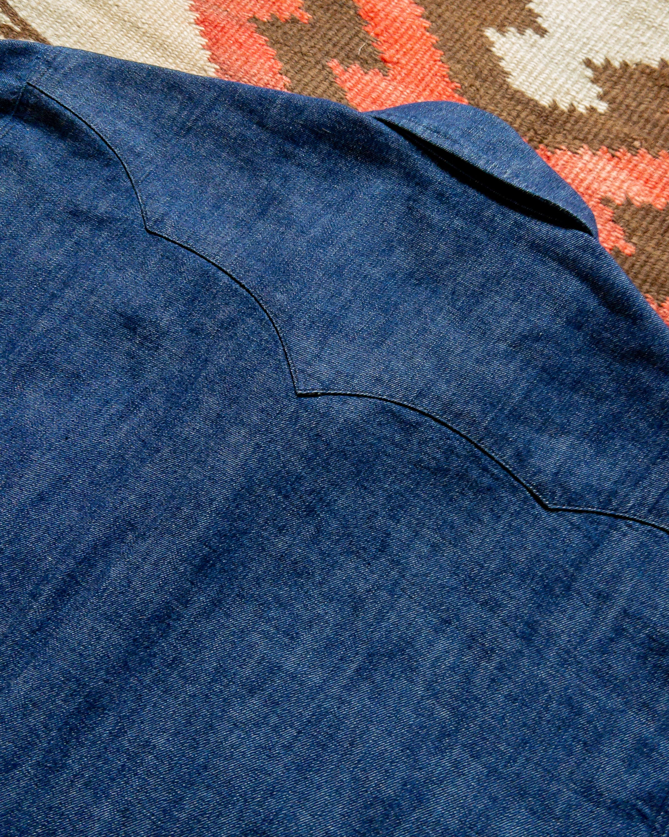 Denim Pearlsnap Shirt - Rinsed Indigo