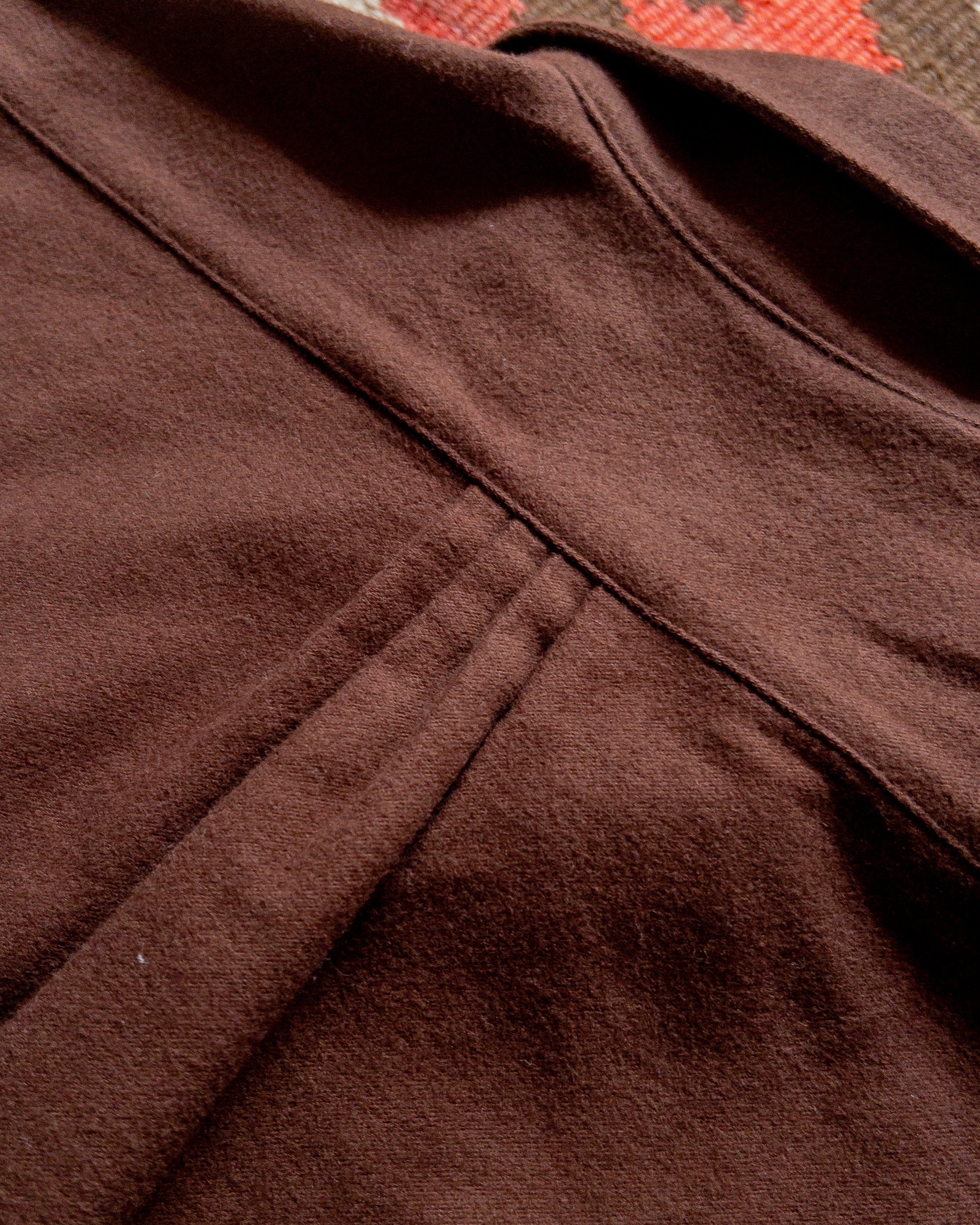 Moleskin Pearlsnap Shirt - Cocoa