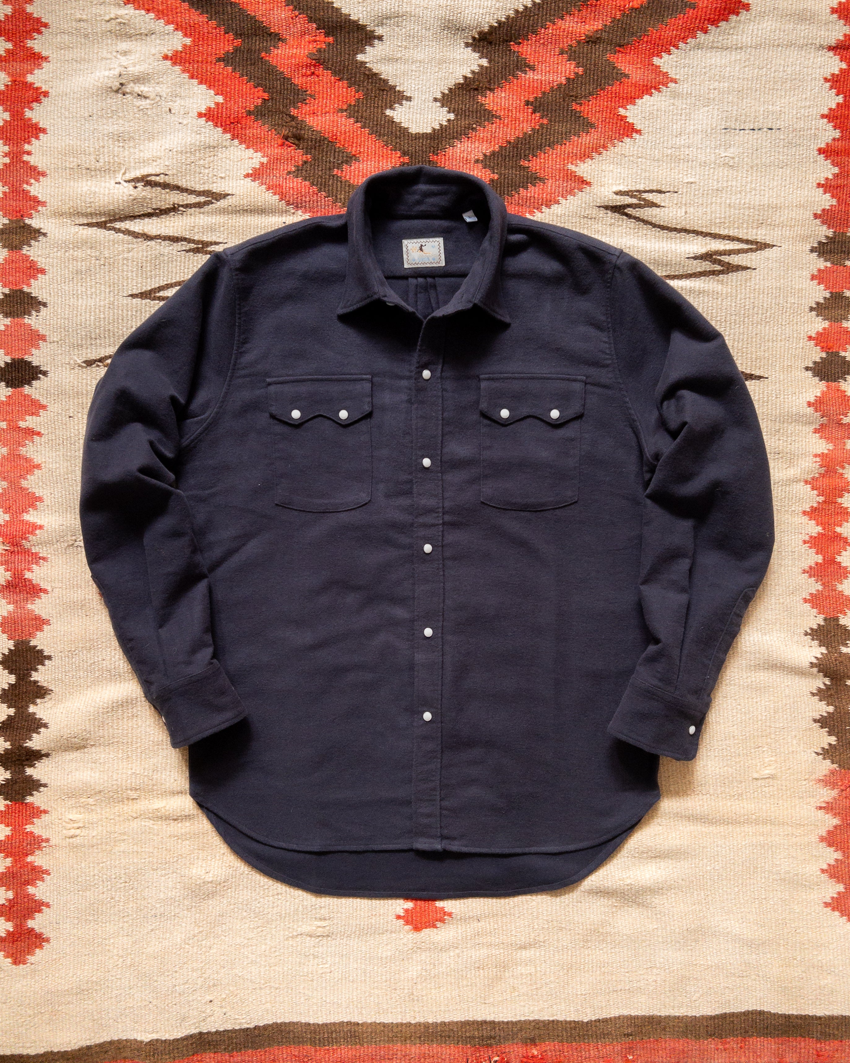 Moleskin Pearlsnap Shirt - Night Sky