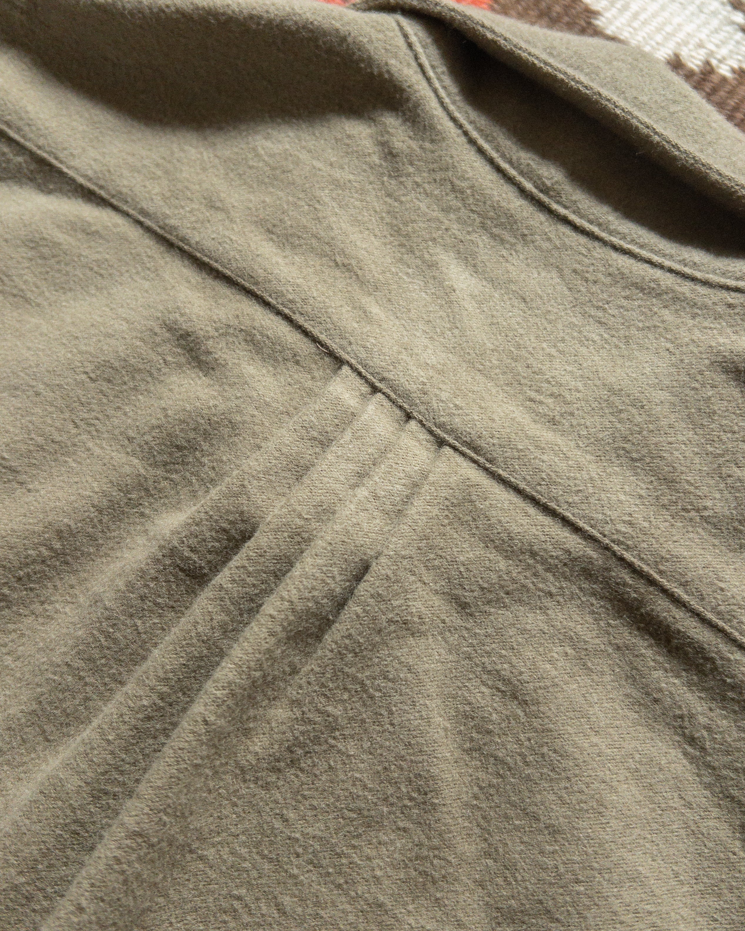 Moleskin Pearlsnap Shirt - Olive