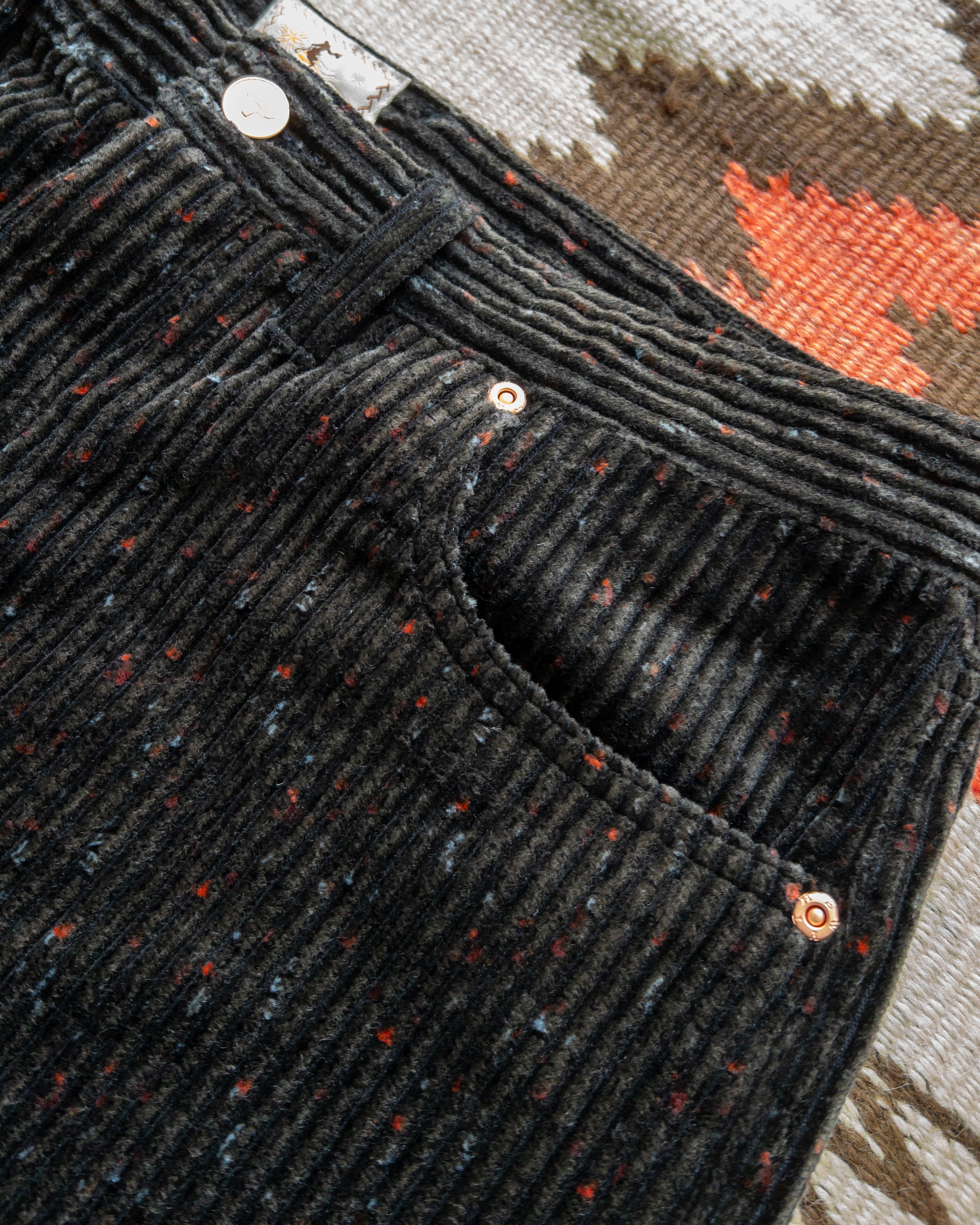 Donegal Corduroy Five Pocket Pants - Night Sky