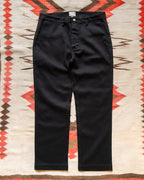 Bedford Cord Flat Front Chino - Black