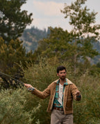 Suede Shearling Ranch Jacket - Oak