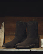 Chocolate Suede Roper Boots
