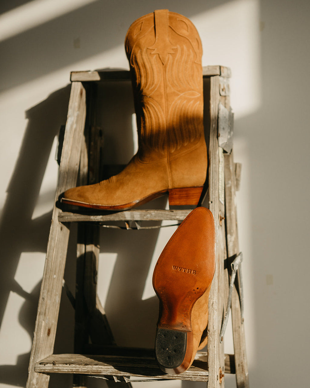Snuff suede Western Cowboy Boots