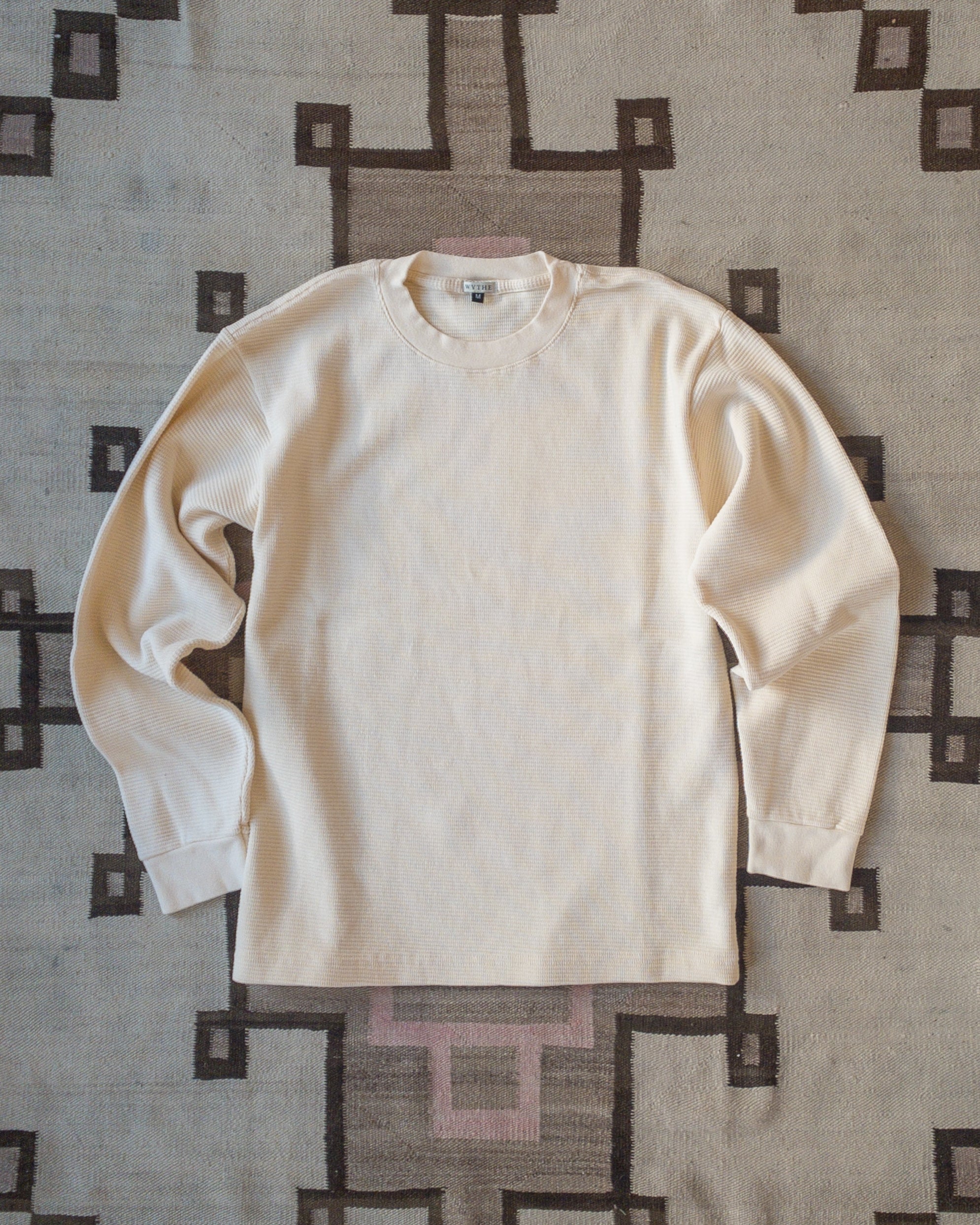 Cotton Longsleeve Thermal - Cream