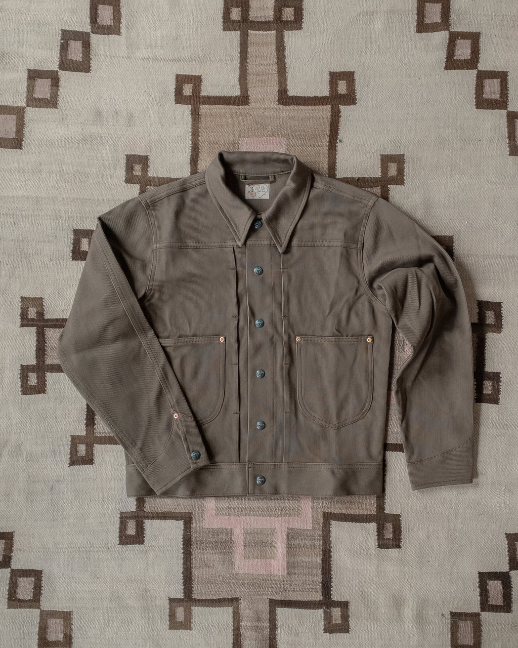 Bedford Cord Ranch Jacket - Faded Olive - USA