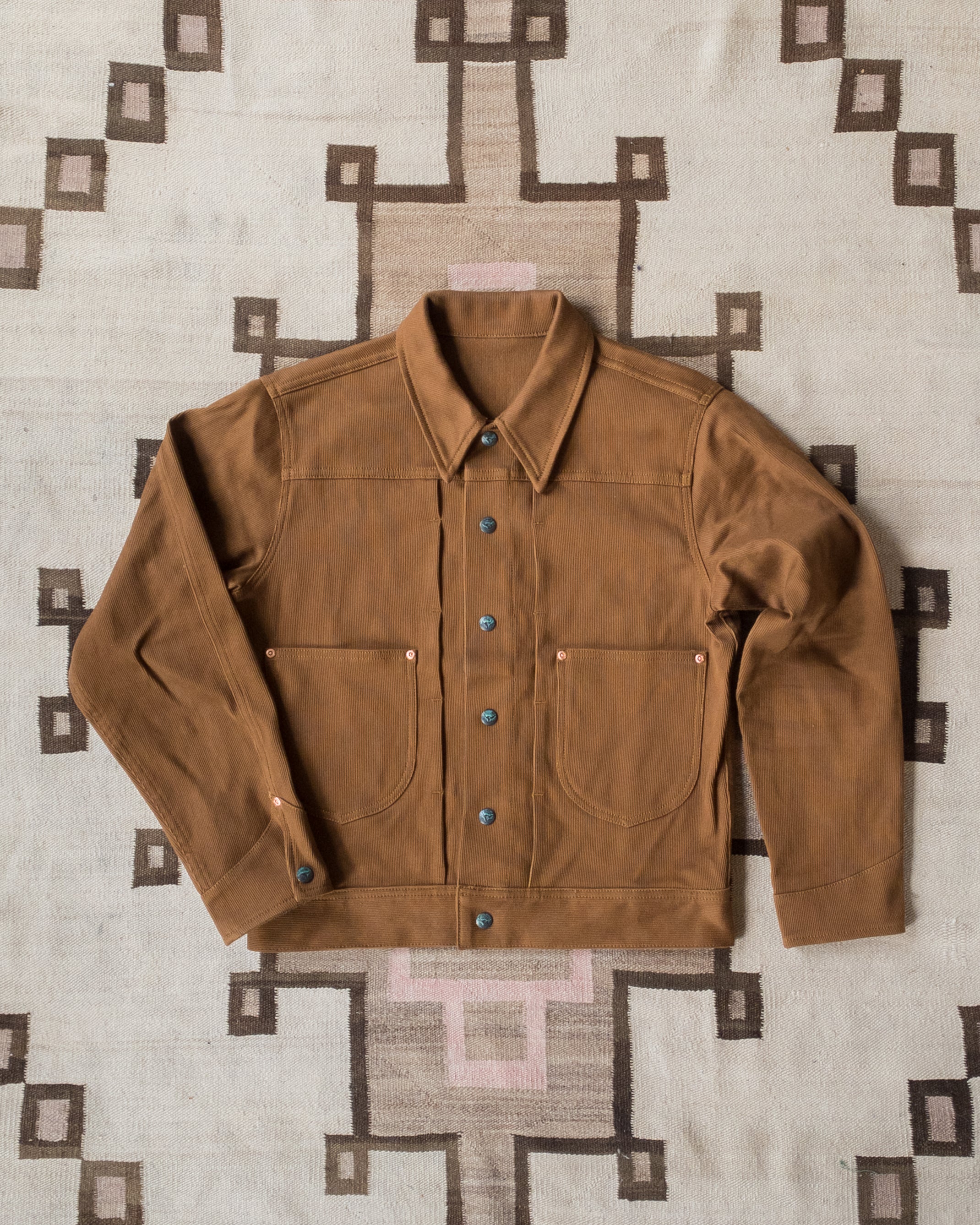 Bedford Cord Ranch Jacket - Bay Brown - USA